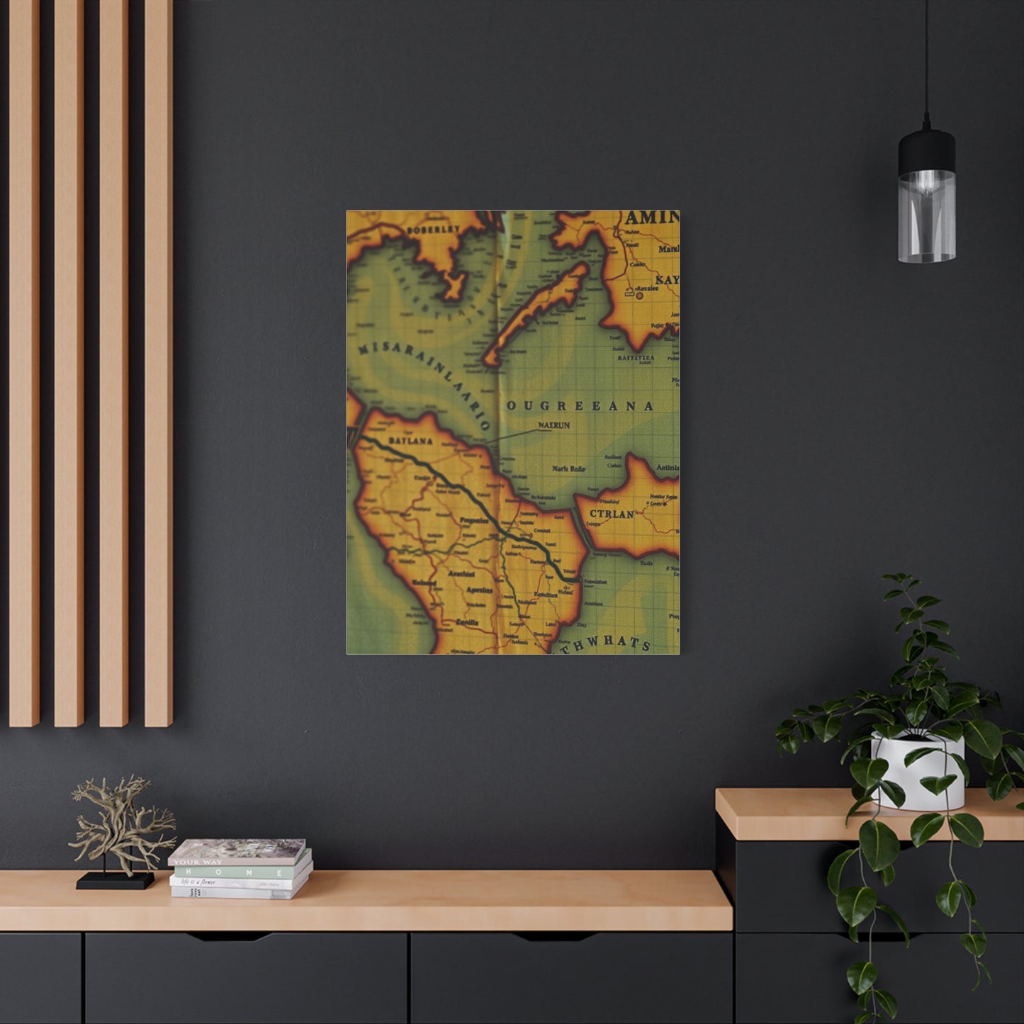 Antique Maps Art Premium Gallery Wall Art & Canvas Print