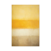Minimal Color Field Golden Horizon Wall Art & Canvas Print