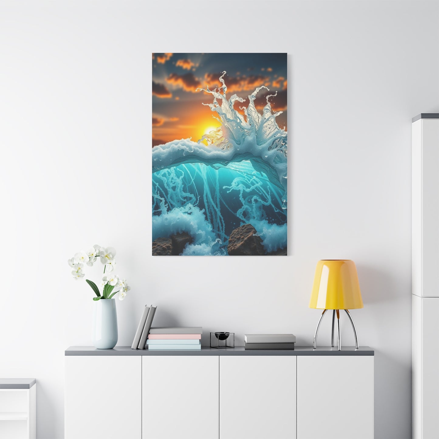 Harbor Reflections Artwork Wall Art & Canvas Print
