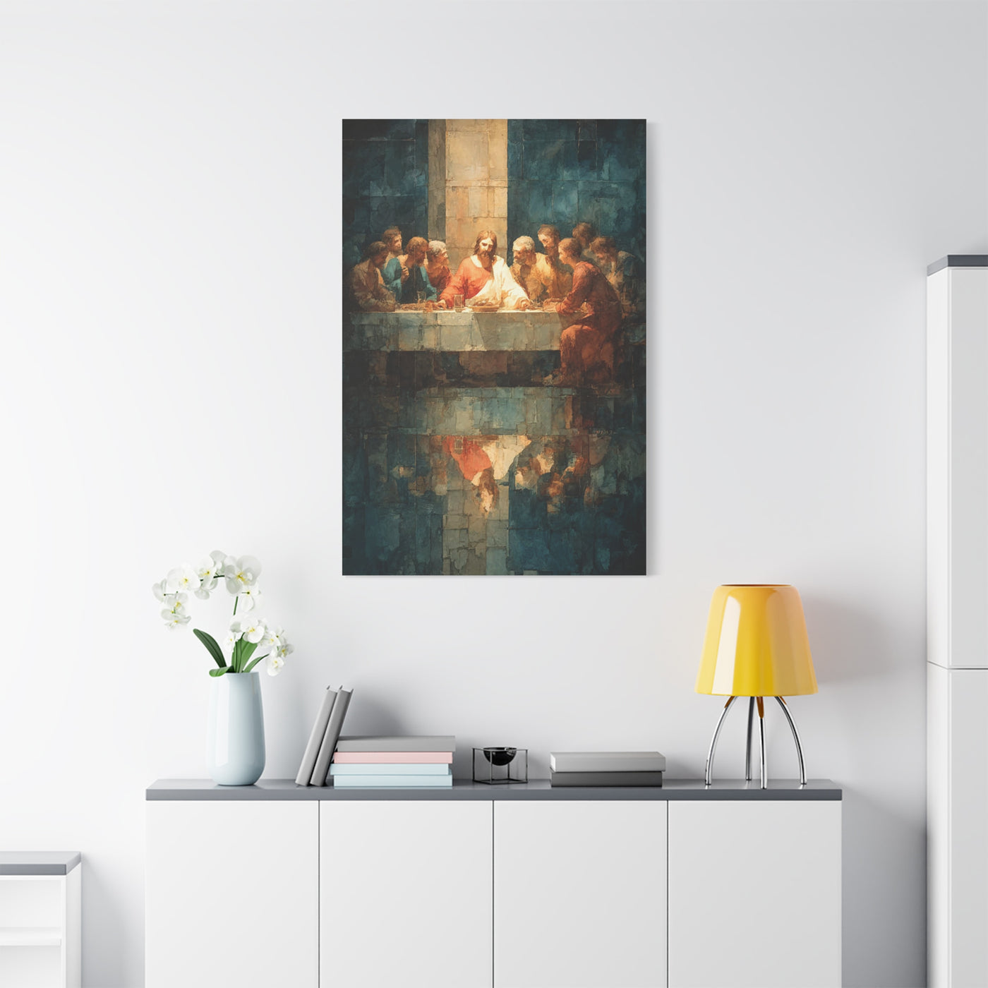 The Last Supper Contemporary Sacred Scene Wall Art & Canvas Print
