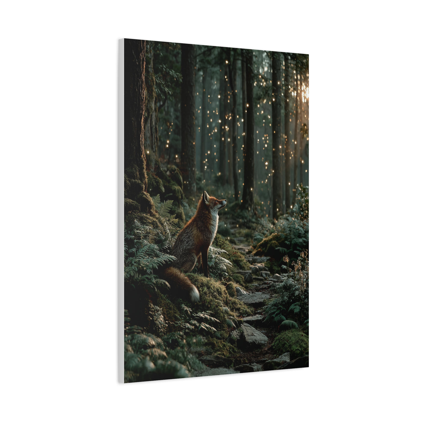 Enchanted Forest Fox Wall Art & Canvas Print