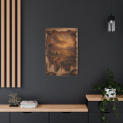 Leather Hide Desert Panorama Southwest Wall Art & Canvas Print