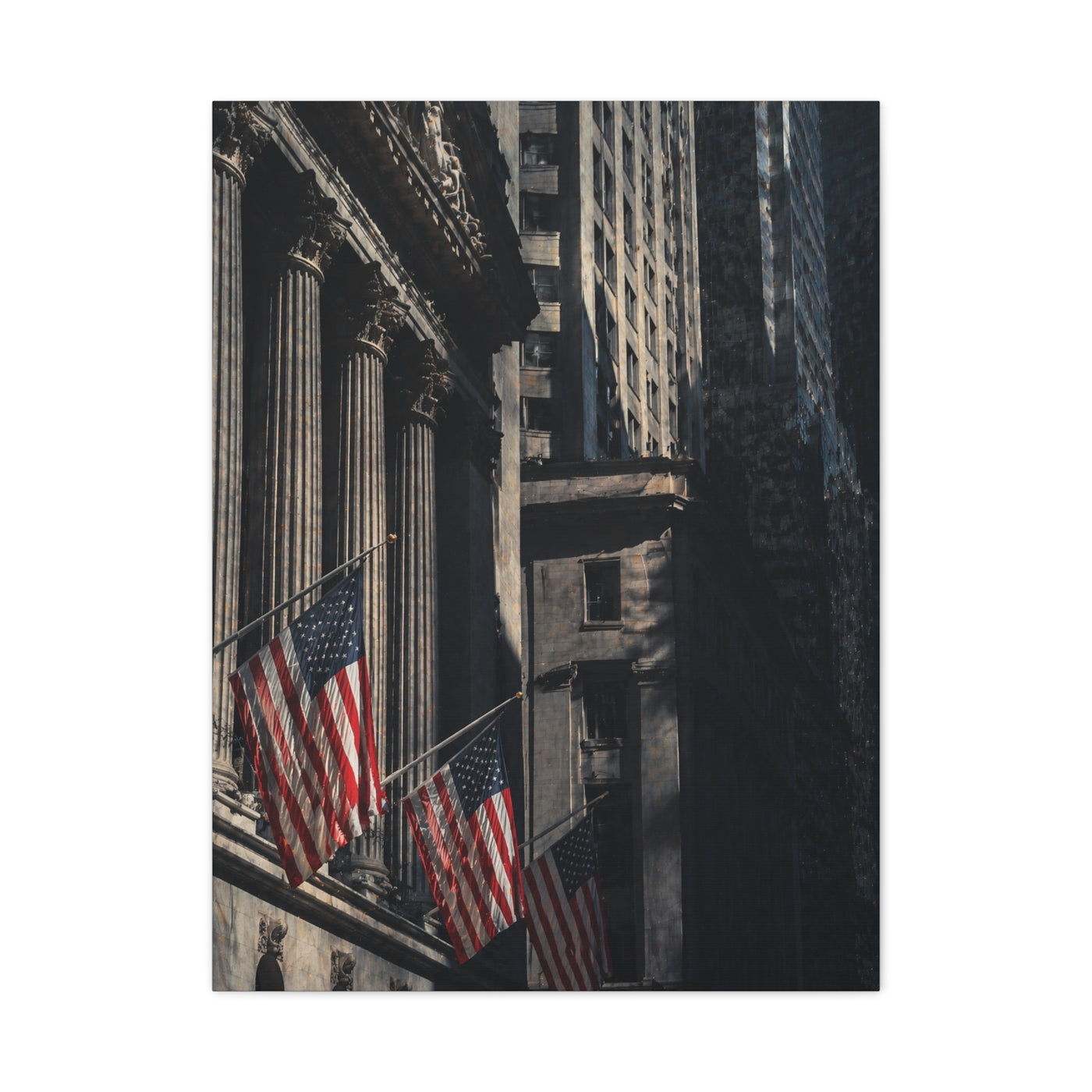 Financial District Architectural Study Wall Art & Canvas Print