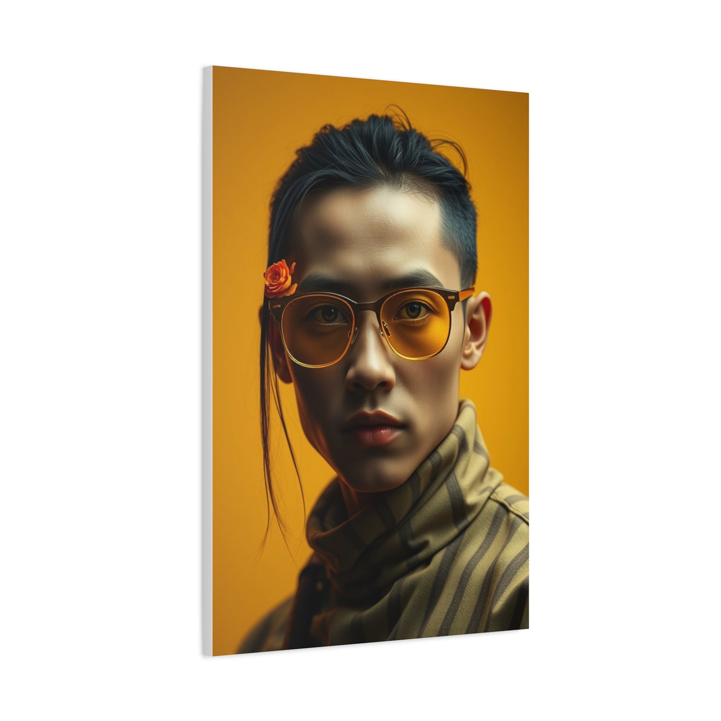 Luminous Gold Impression Wall Art & Canvas Print