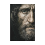 Christ Close-Up Emotional Portrait Wall Art & Canvas Print
