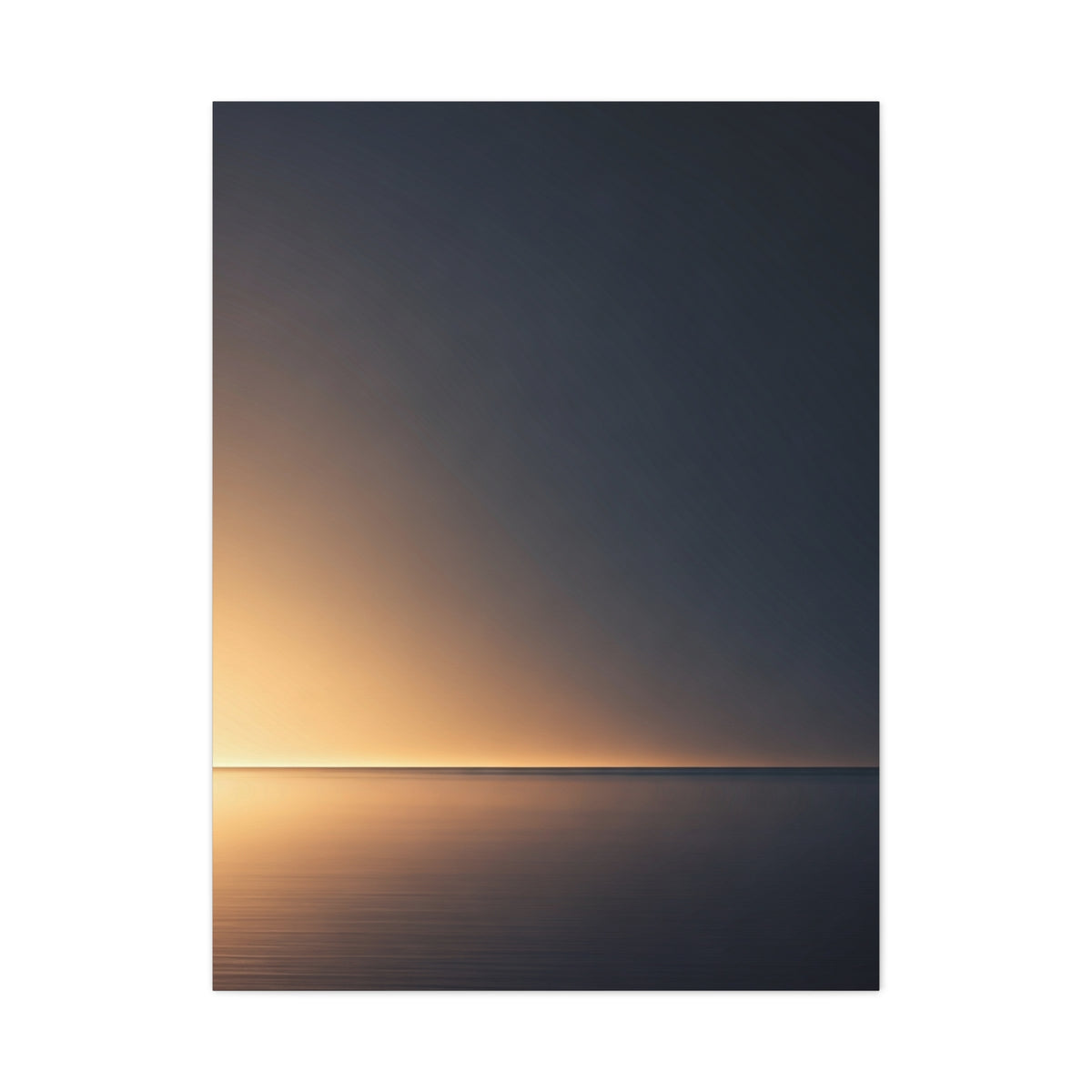 Golden Horizon Gradient Wall Art & Canvas Prints