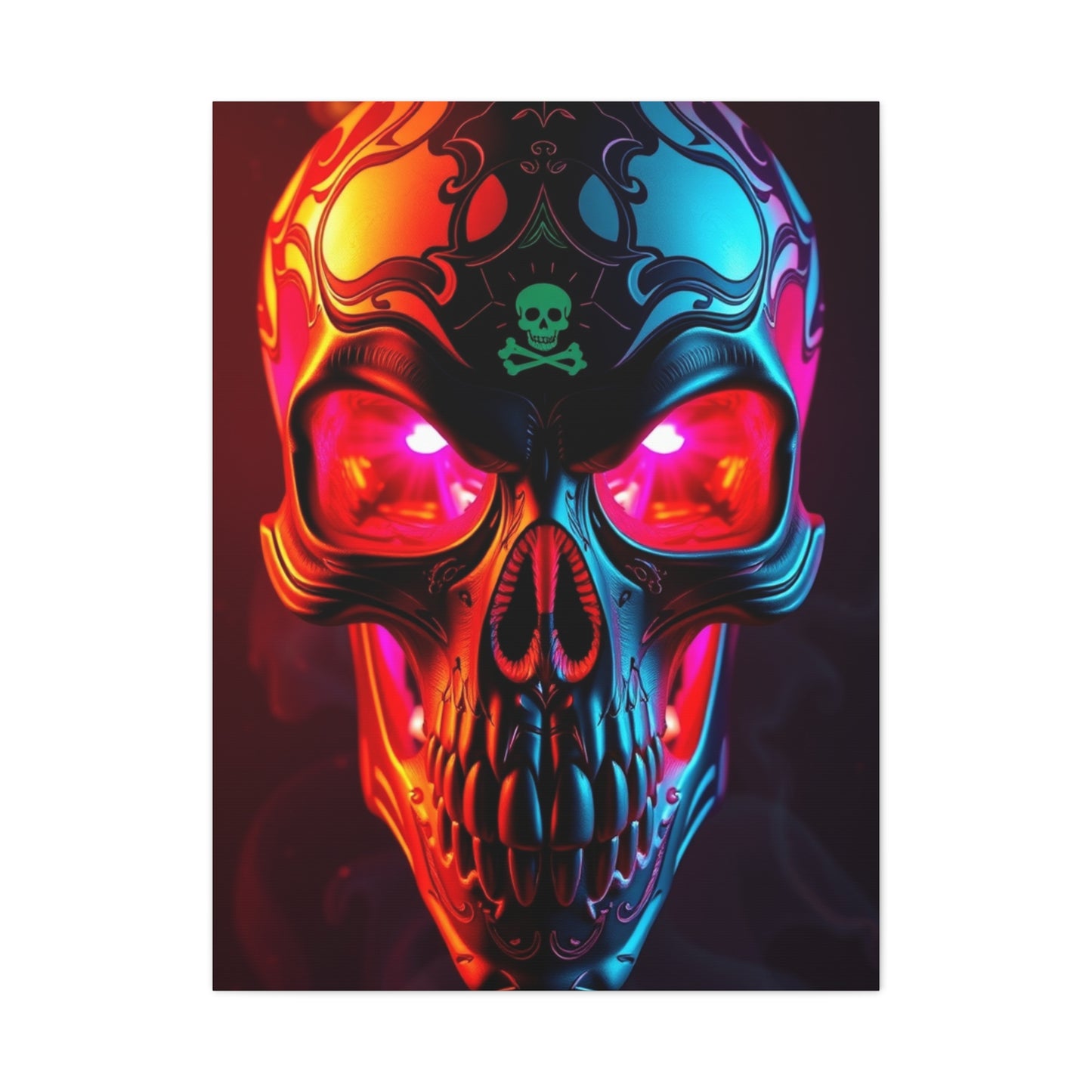 Astral Skull Dreamscape Wall Art & Canvas Print