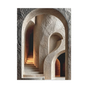 Sculptural Archway Minimalism Wall Art & Canvas Print