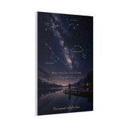 Celestial Destiny Night Sky Romance Wall Art & Canvas Print