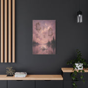 Surreal Swan & Floating Windows Dreamscape Wall Art & Canvas Print