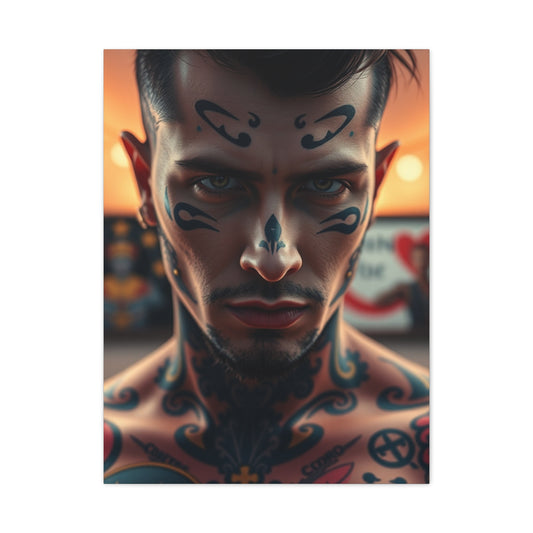 Supreme Tattoo Parlor Art Beautiful Collection Wall Art & Canvas Print