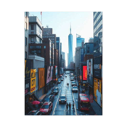 Gothams Stroll Reverie Wall Art & Canvas Print