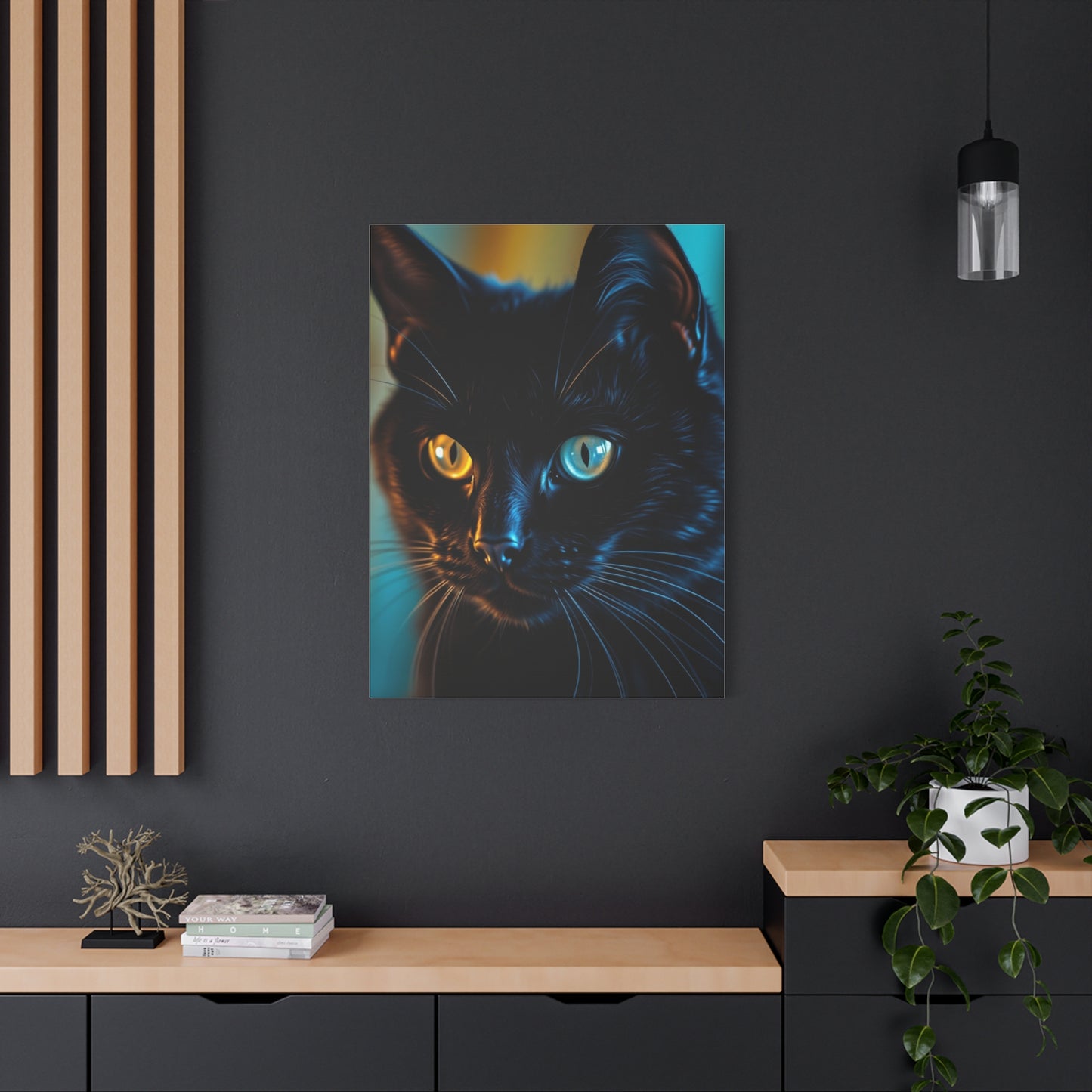 Black Cat Art Supreme Gallery Wall Art & Canvas Print