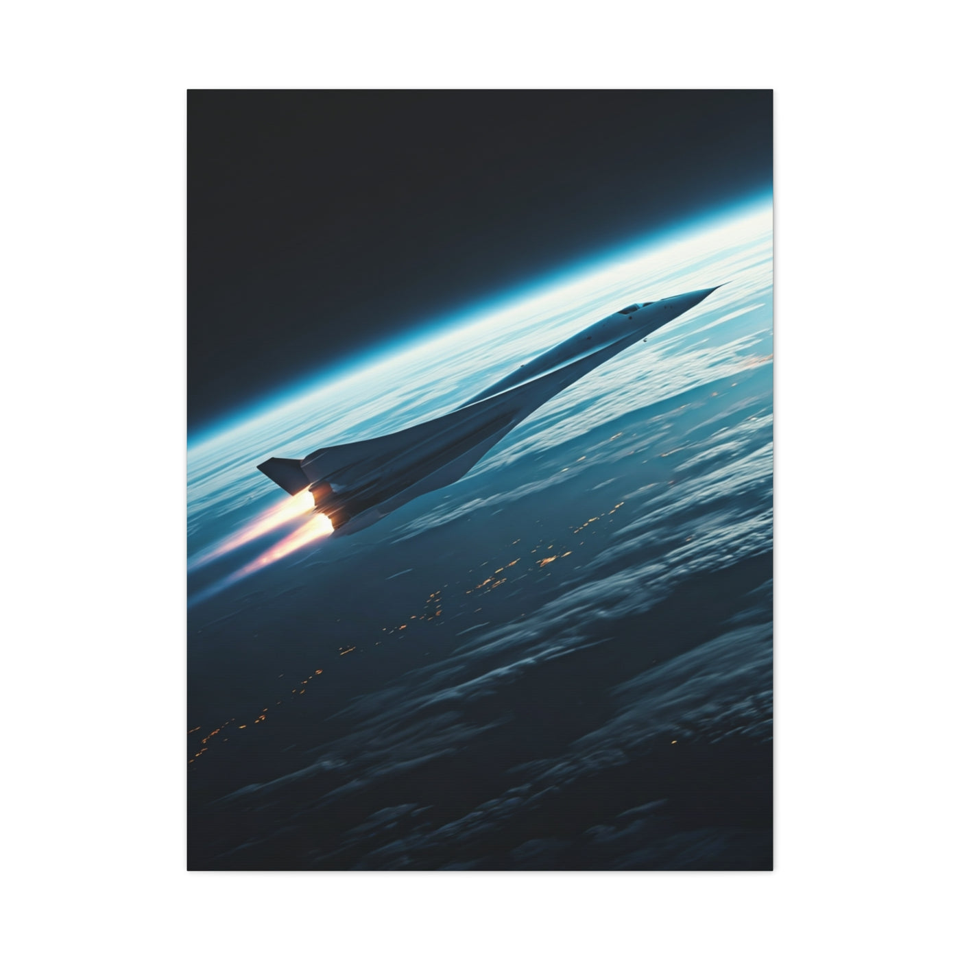 Hypersonic Spacecraft Speed Flight Wall Art & Canvas Prints