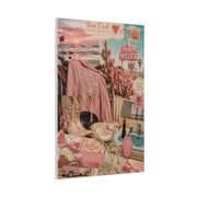 Coquette Cowgirl Desert Postcard Collage Wall Art & Canvas Print