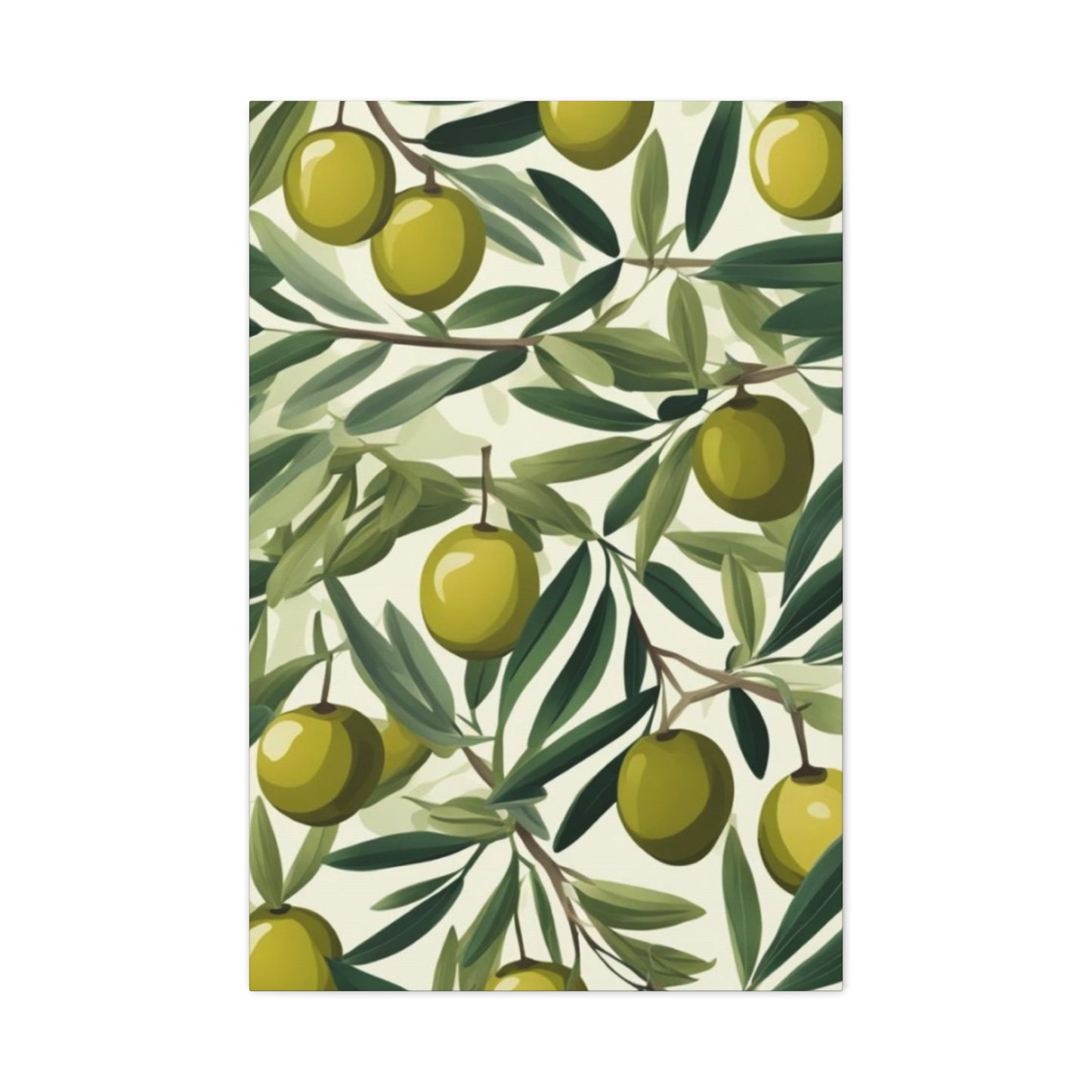Olive Green Fruits Wall Art & Canvas Prints