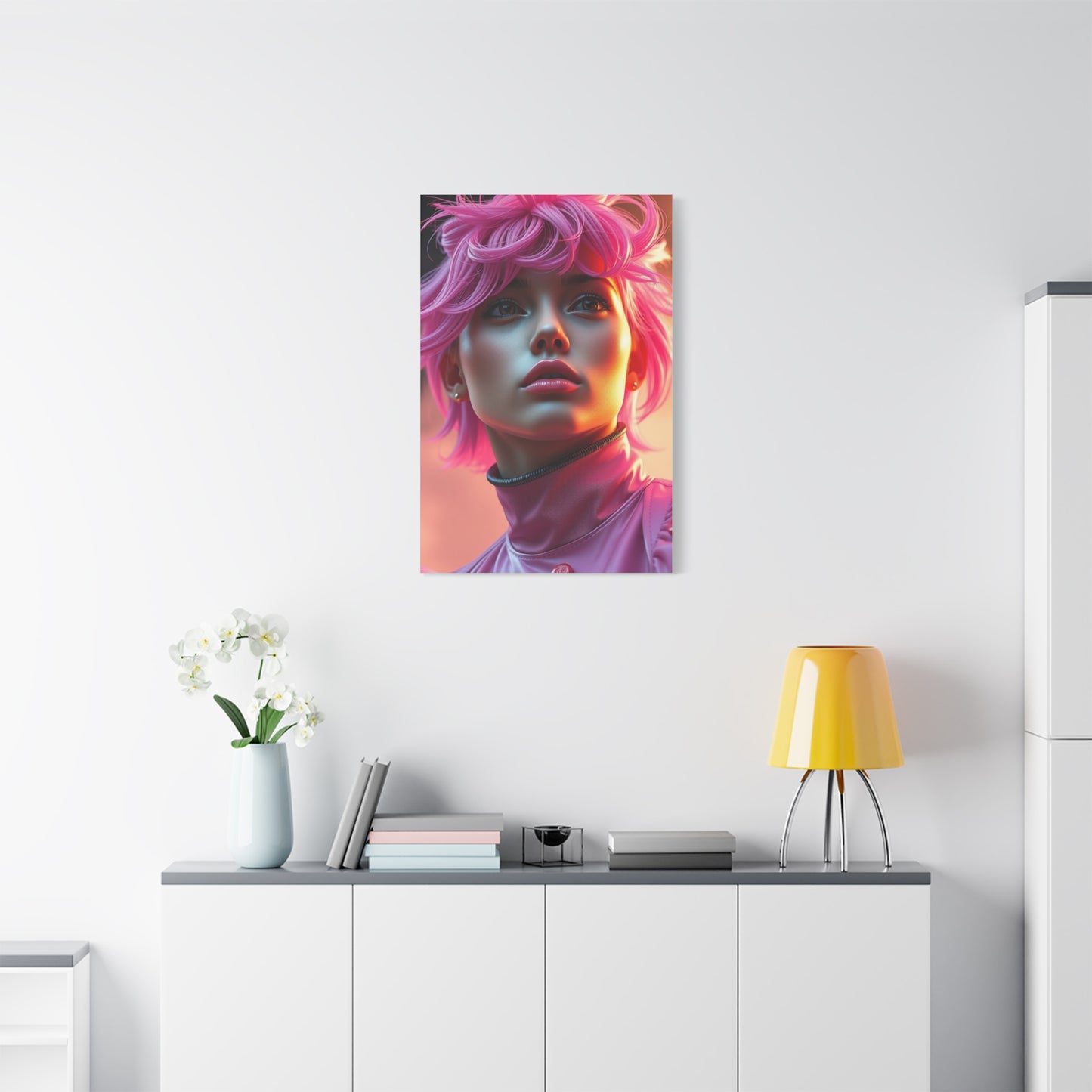 Supreme Art Gold & Pink Art Collection Wall Art & Canvas Print