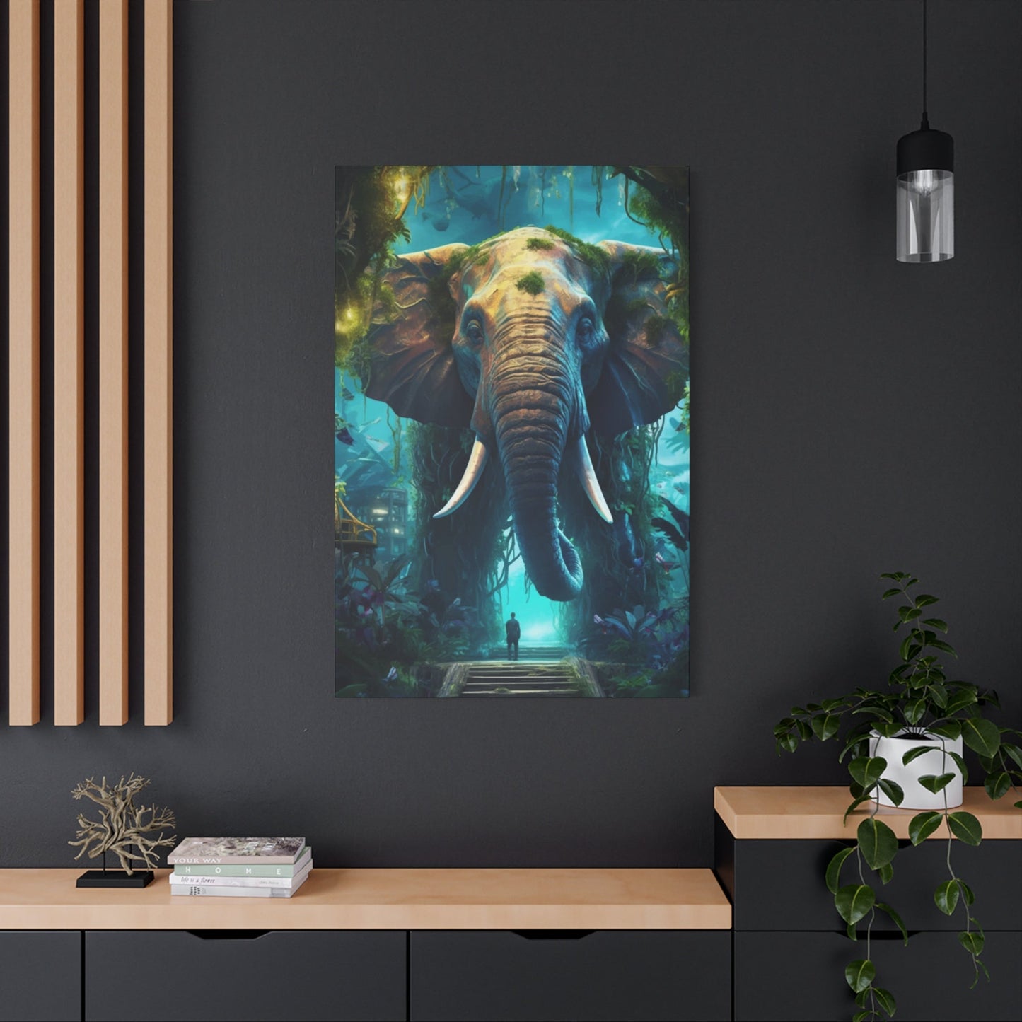 Elephant Statue Wall Art & Canvas Prints