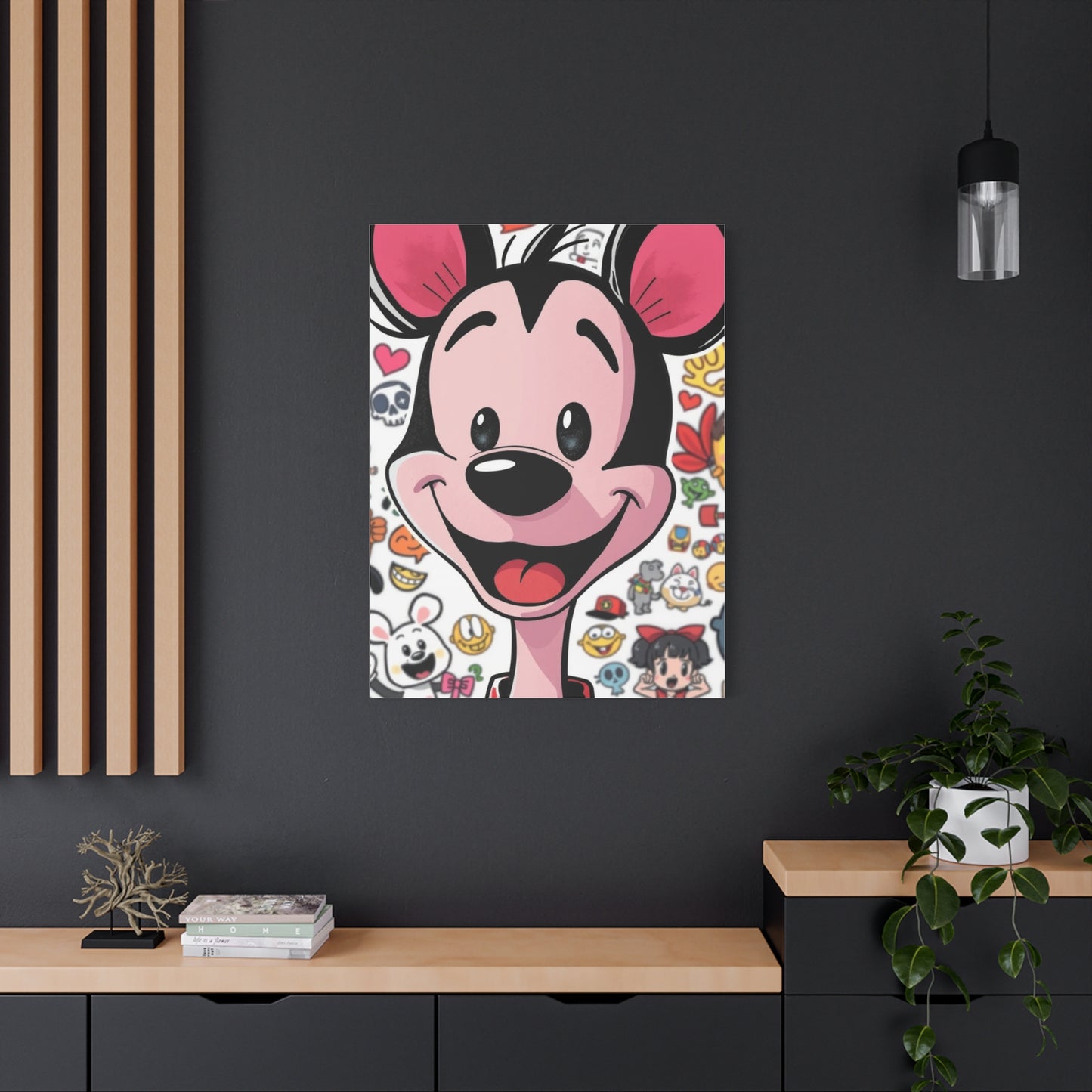 Grand Doodle Symphony Canvas Wall Art & Canvas Print