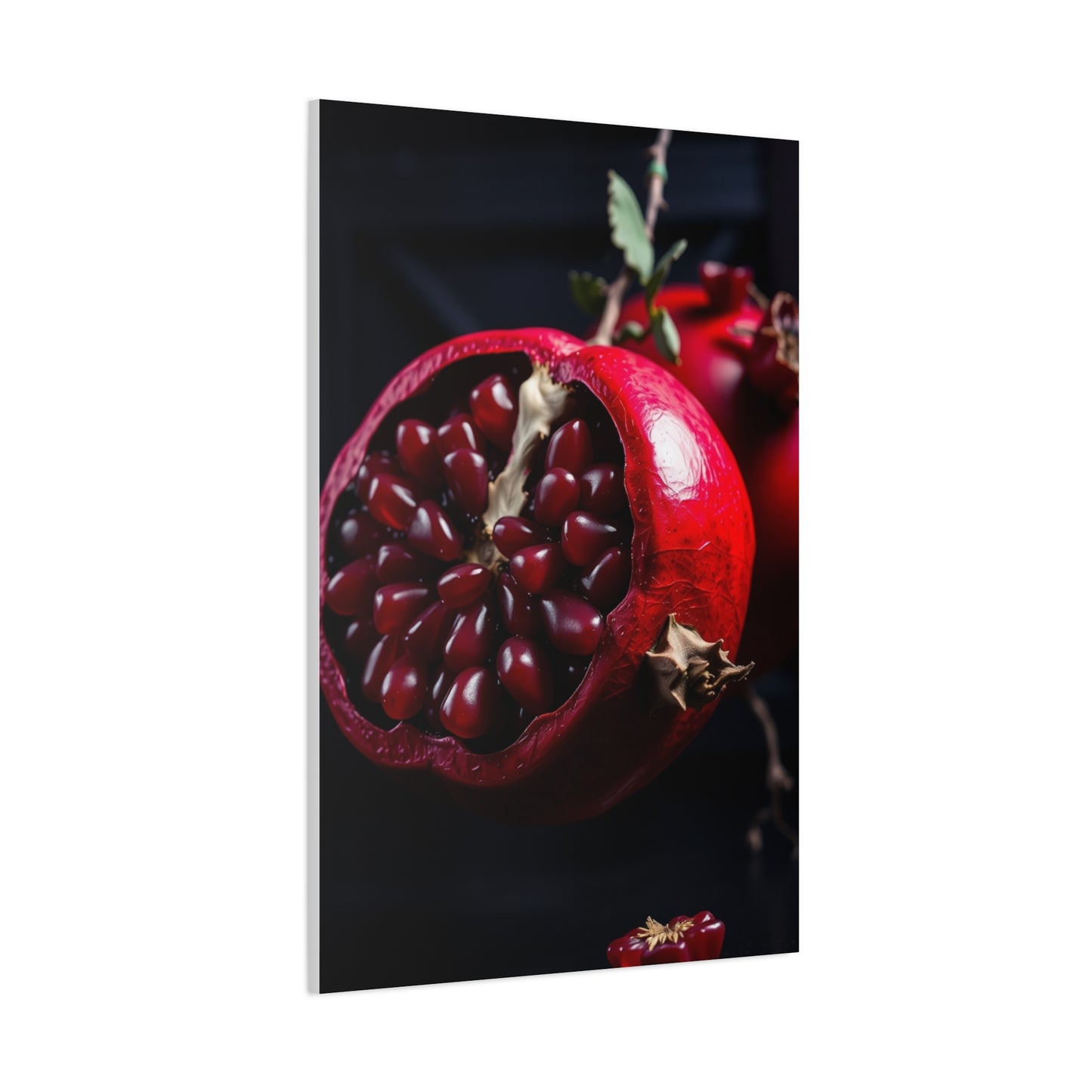 Crimson Obsidian Canvas