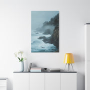 Foggy Coastal Cliffs on Quiet Morning Wall Art & Canvas Print