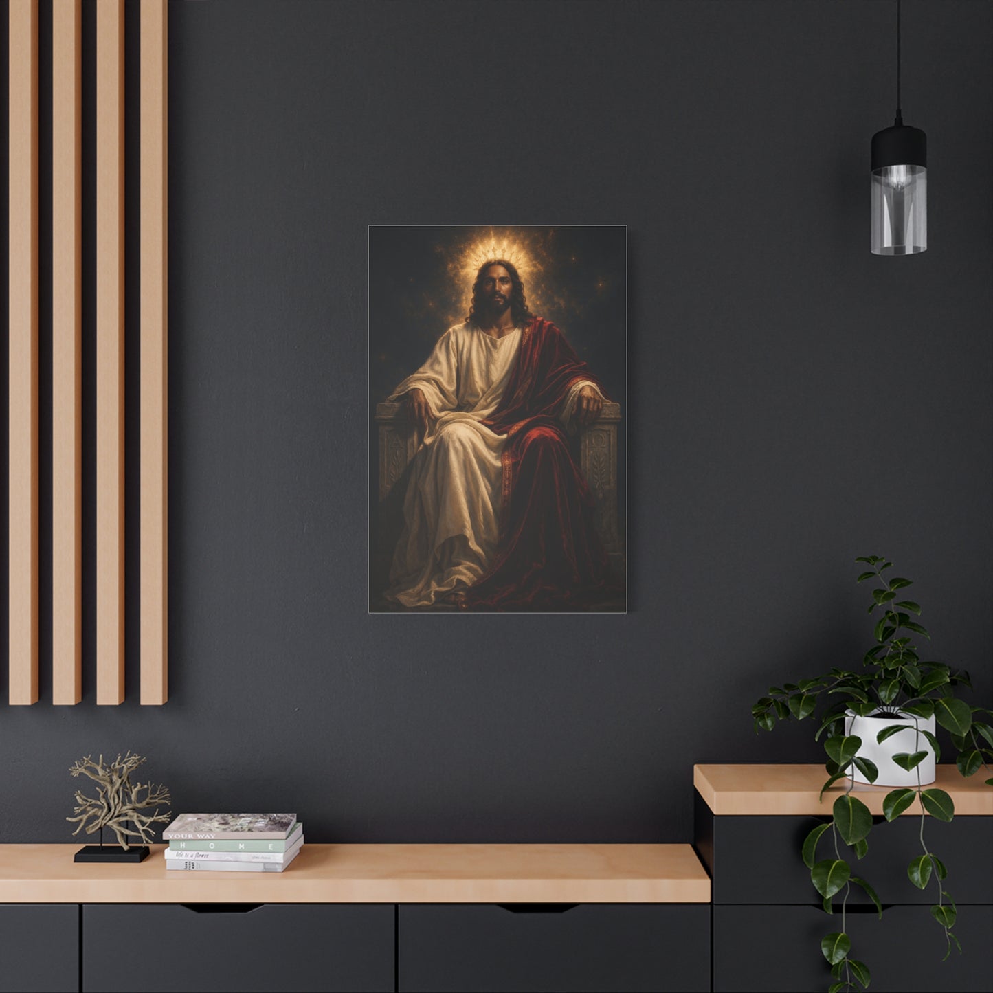 Christ the King Radiant Throne Wall Art & Canvas Print