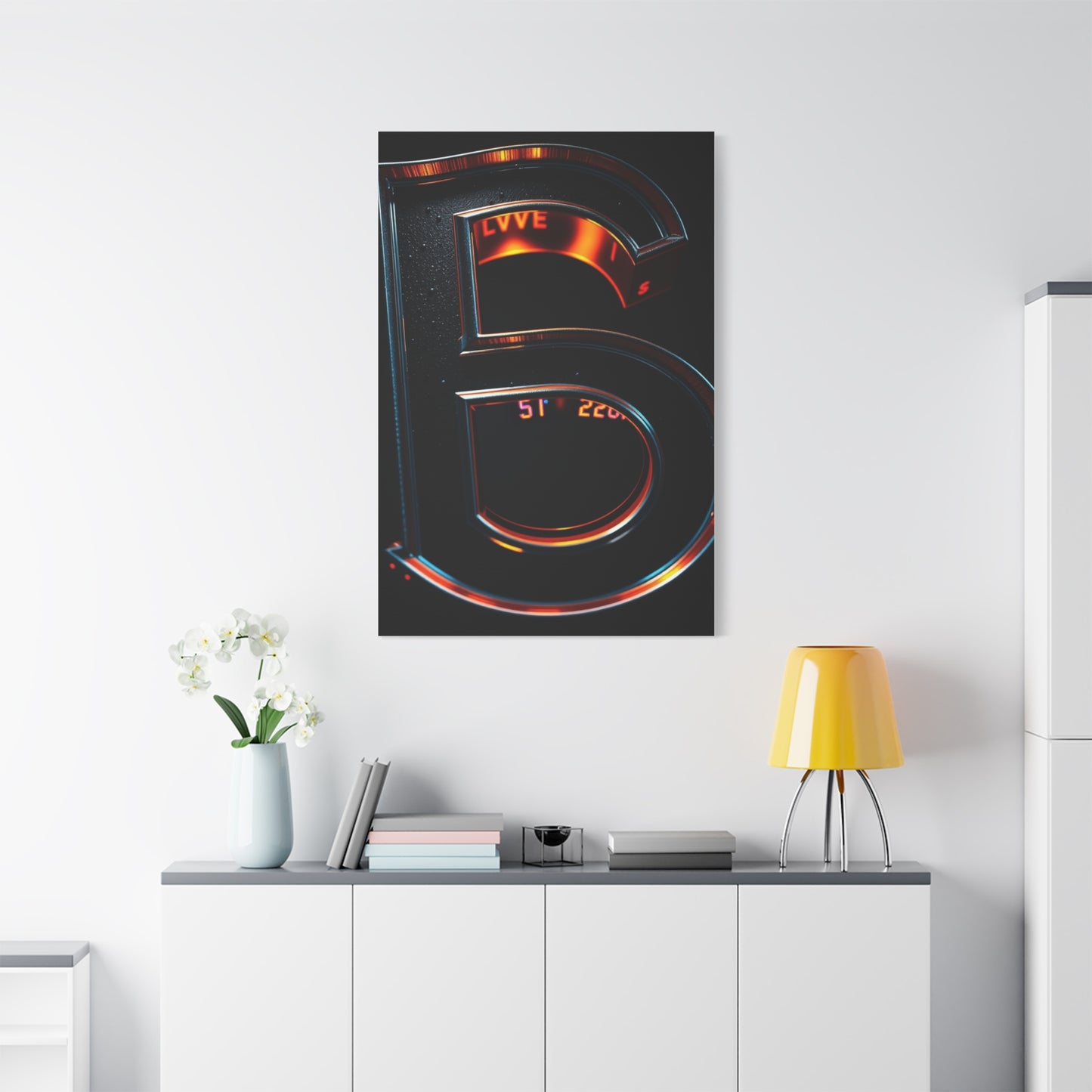 Alphabet & Letter B Art Refined Canvas Wall Art & Canvas Print