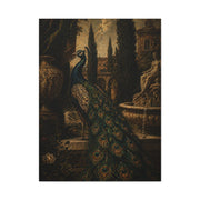 Renaissance Garden Peacock Wall Art & Canvas Print