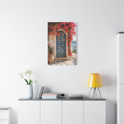 Bougainvillea Arch Mediterranean Door Tropical Wall Art & Canvas Print