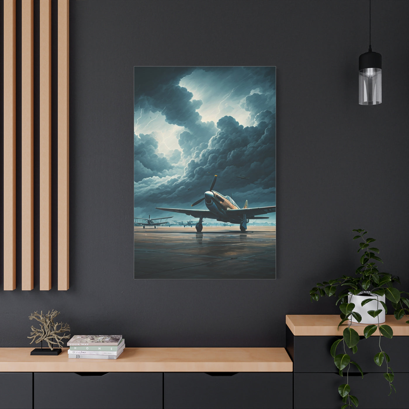 Stormfront Runway Departure Wall Art & Canvas Prints