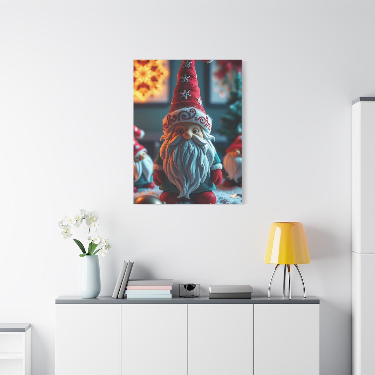 Supreme Christmas Gnome Art Beautiful Collection Wall Art & Canvas Print