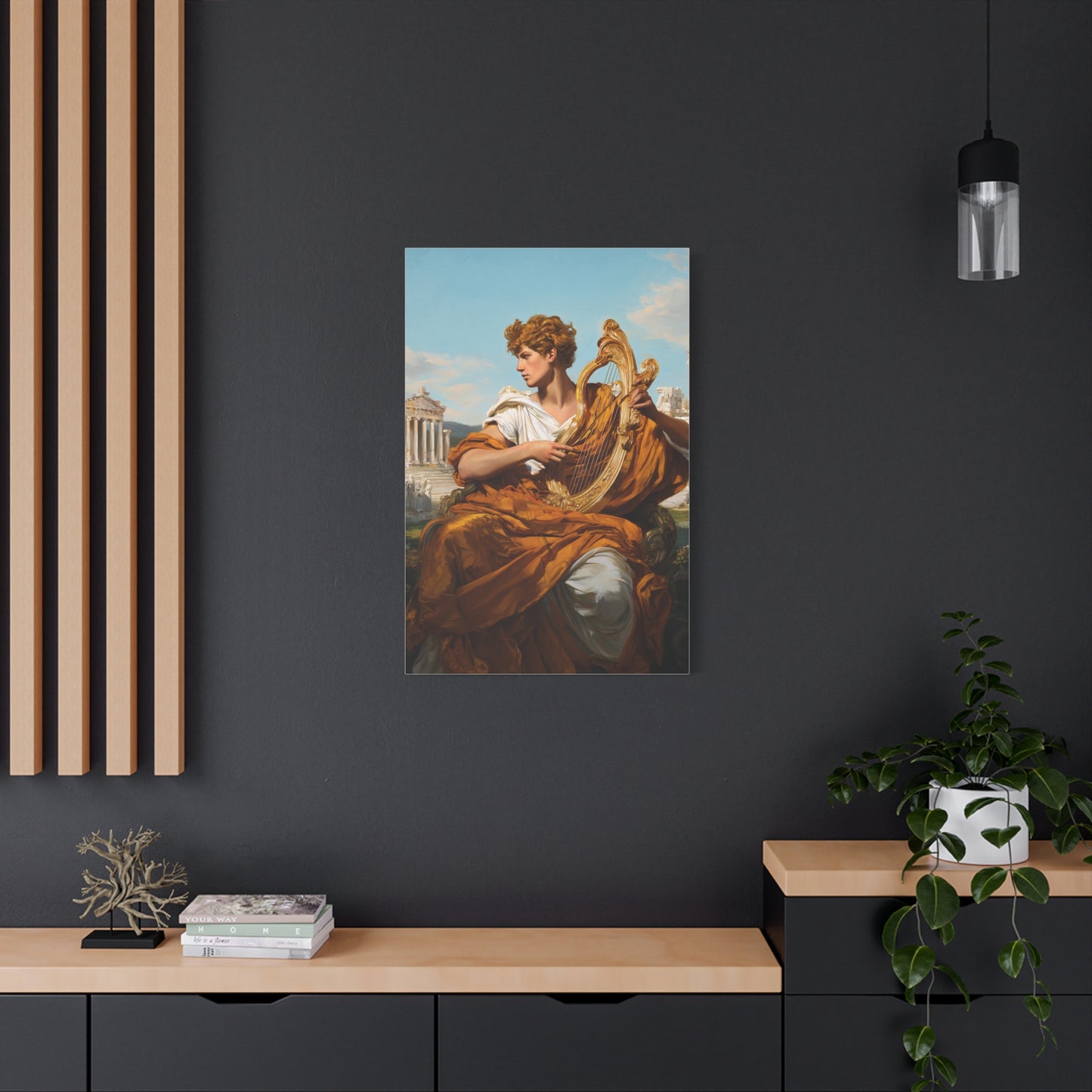 Apollo With Golden Lyre Classical Mythology Wall Art & Canvas Print