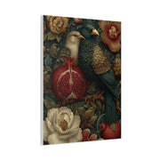 Vintage Botanical Birds & Pomegranate Wall Art & Canvas Print