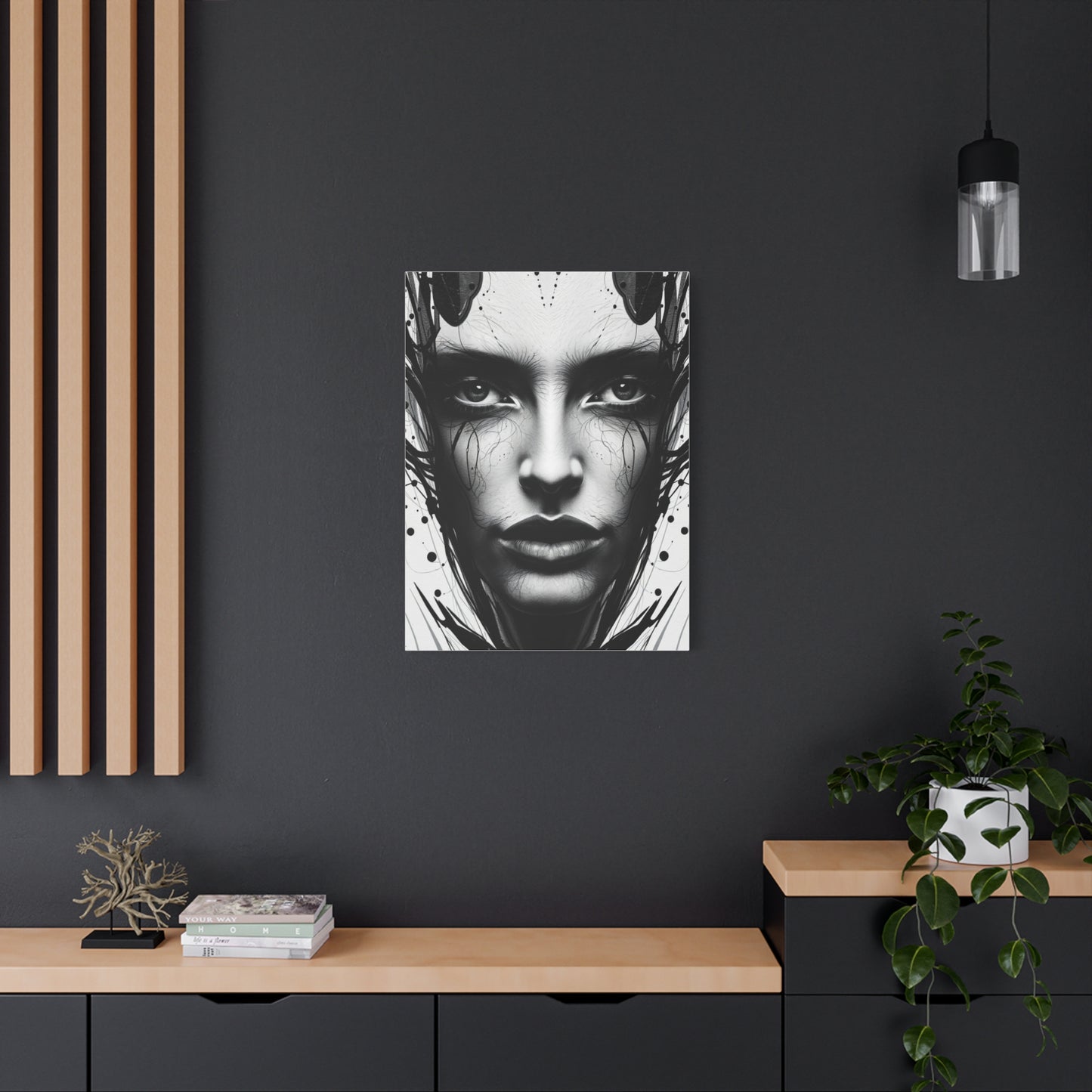 Black and White Abstract Art Supreme Gallery Wall Art & Canvas Print