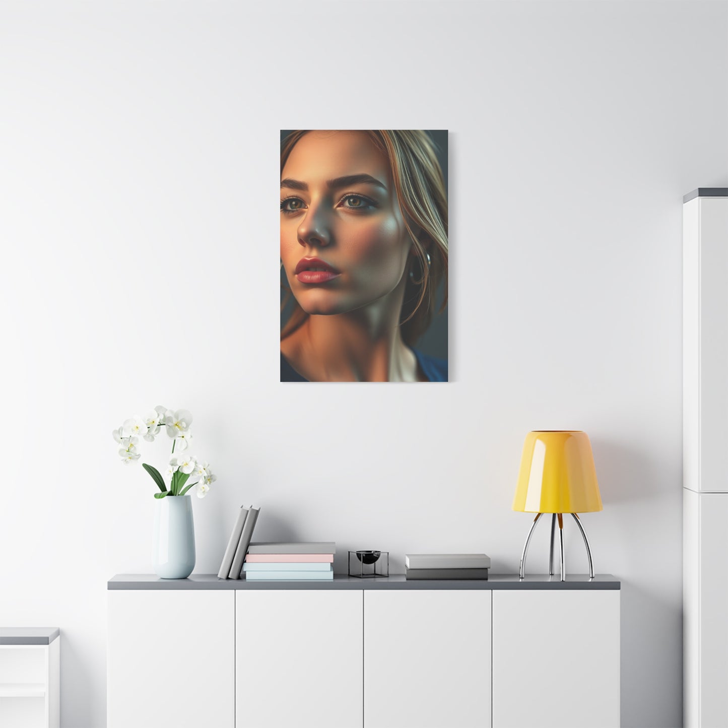 Azure Serenity Canvas Wall Art & Canvas Print