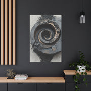Industrial Spiral Form Abstraction Wall Art & Canvas Print