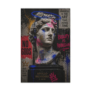 Graffiti Apollo Bust Rebellion Street Wall Art & Canvas Print
