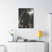 Athlete Stadium Editorial Portrait Wall Art & Canvas Print