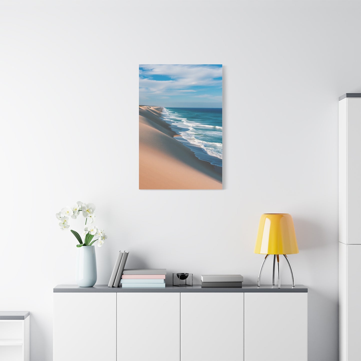 Coastal Sand Dunes Art Luxury Canvas Wall Art & Canvas Print