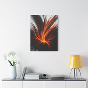 Fiery Energy Surge Abstract Wall Art & Canvas Prints