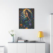 Stained Glass Ocean Siren Wall Art & Canvas Print