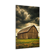 Weathered Barn Under Gathering Storm Wall Art & Canvas Prints