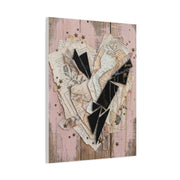 Reclaimed Mixed Media Heartless Romance Wall Art & Canvas Print