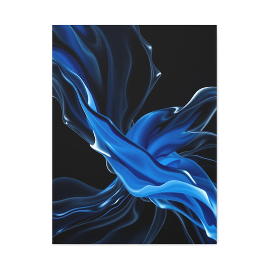 Supreme Black, White & Blue Art Beautiful Collection Wall Art & Canvas Print