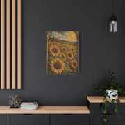 Architectural Mosaic Sunflower Field Wall Art & Canvas Print