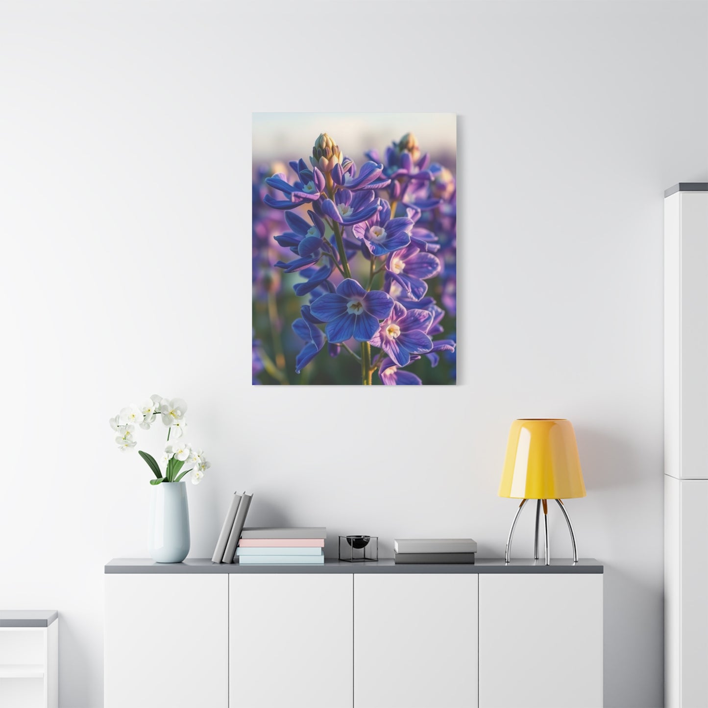 Supreme Collection Bluebonnet Flower Art Wall Art & Canvas Print