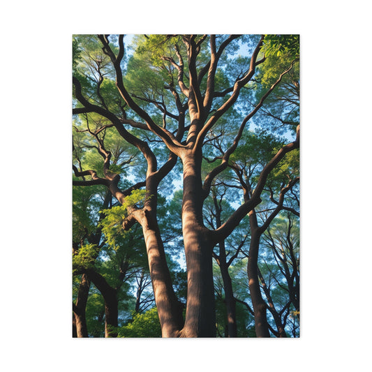 Gilded Forest Impression Wall Art & Canvas Print