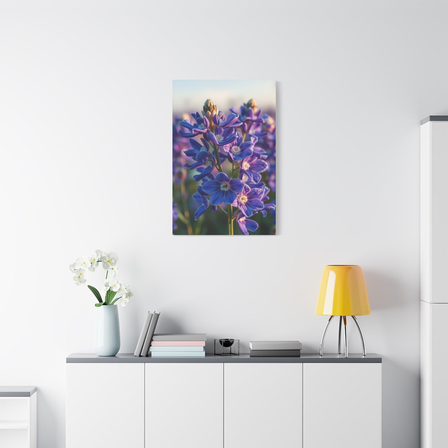 Supreme Collection Bluebonnet Flower Art Wall Art & Canvas Print