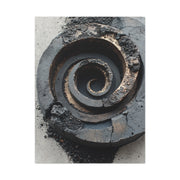 Industrial Spiral Form Abstraction Wall Art & Canvas Print