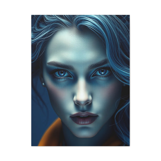 Blue Velvet Vision Wall Art & Canvas Print
